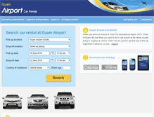 Tablet Screenshot of guamairportcarrental.com